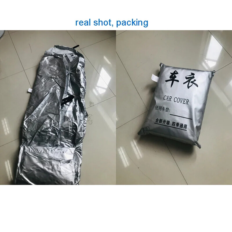 210T Vodootporan Polu-gornji poklopac automobila za limuzinu karavan Hatchback Sunce Kiša Zima Snijeg Prašina Vanjski zaštitnik Krov automobila Poklopci motora