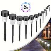12 τεμ. Led Solar Pathway Lights Αδιάβροχο ηλιακό φωτιστικό εξωτερικού χώρου για φωτισμό τοπίου κήπου Διακοσμητικό φως πεζών Dropshipping