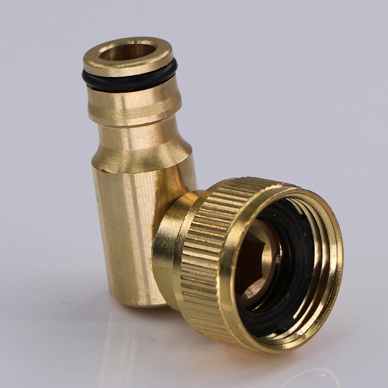 1 KOM 16 mm 1/2 "3/4" savijena brza spojnica Priključak za navodnjavanje vrta Mjedeni bakreni adapter Servisna izdržljiva spojnica Joi