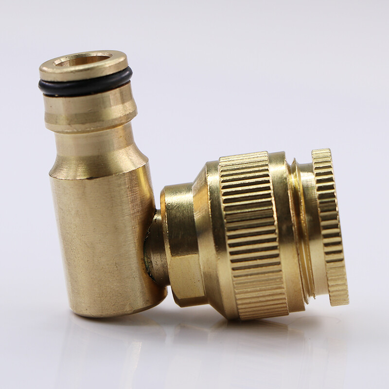 1 KOM 16 mm 1/2 "3/4" savijena brza spojnica Priključak za navodnjavanje vrta Mjedeni bakreni adapter Servisna izdržljiva spojnica Joi