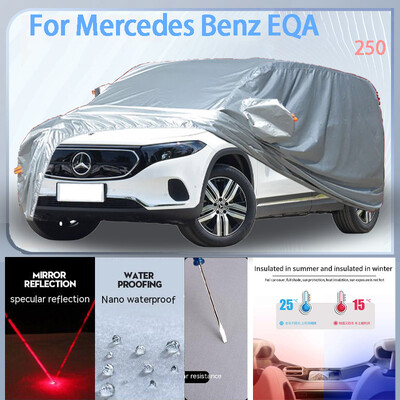 Mercedes Benz-EQA (250) Automašīnas pārsegs ar UV aizsardzību un ziemas izolācijas funkcijām, lietusizturīgs, sniega necaurlaidīgs Ati-frost īpašības.