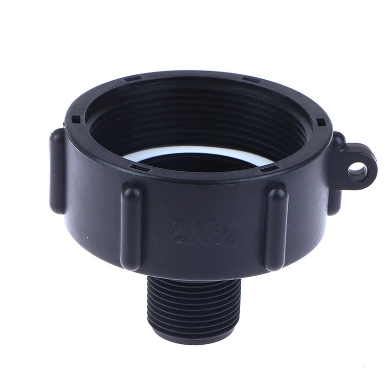 1kom IBC Adapter za smanjenje spremnika za vodu Izdržljivi S60 fini navoj na 2``NPS 3/4`` Adapter za konektor vrtnog crijeva sa finim navojem