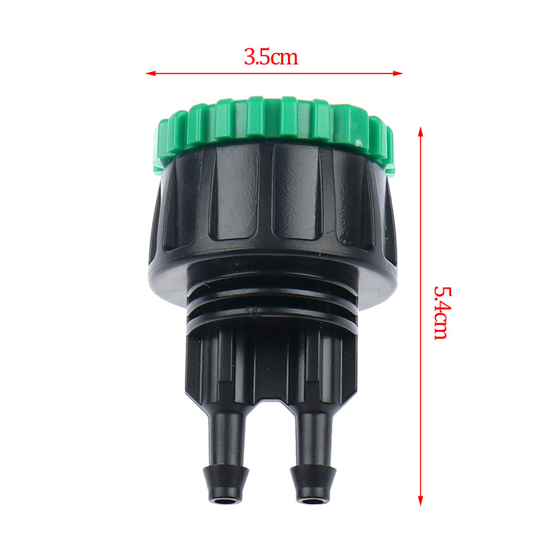 Vrtno crijevo 1/4" do 1/2" 3/4" ženski Y konektor za navodnjavanje 4/7 adapter