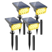 TSUN 1pc Solar Light Outdoor 3000K/6000k/RGB Solar Garden Light IP65 Solar Spotlight For Landscape Path Solar Wall Light