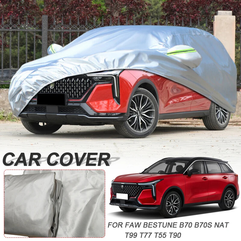 Vodootporan od 210T poliestera za FAW BESTUNE B70 B70S NAT T55 T77 T90 T99 Poklopac za automobil Suncobran protiv UV prašine Vanjski dodatak za automobile