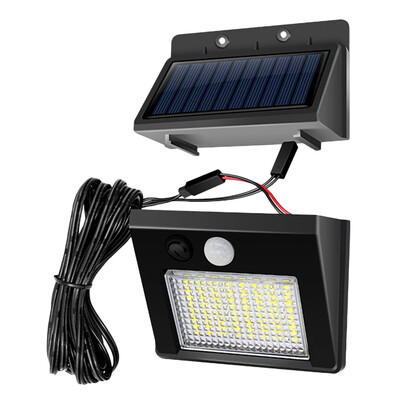 32LED/48LED Ηλιακός Λαμπτήρας 1200mAh Υπαίθριος Κήπος Spotlight IP65 Αδιάβροχο ηλιακό φωτιστικό τοίχου μεγάλης αντοχής για αυλή βεράντας βεράντας