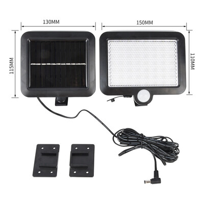 106 LED Super Bright Αισθητήρας Κίνησης ηλιακά φώτα εξωτερικού χώρου IP65 αδιάβροχο τηλεχειριστήριο Κήπος Βεράντα οδού Επιτοίχιο φωτιστικό έκτακτης ανάγκης