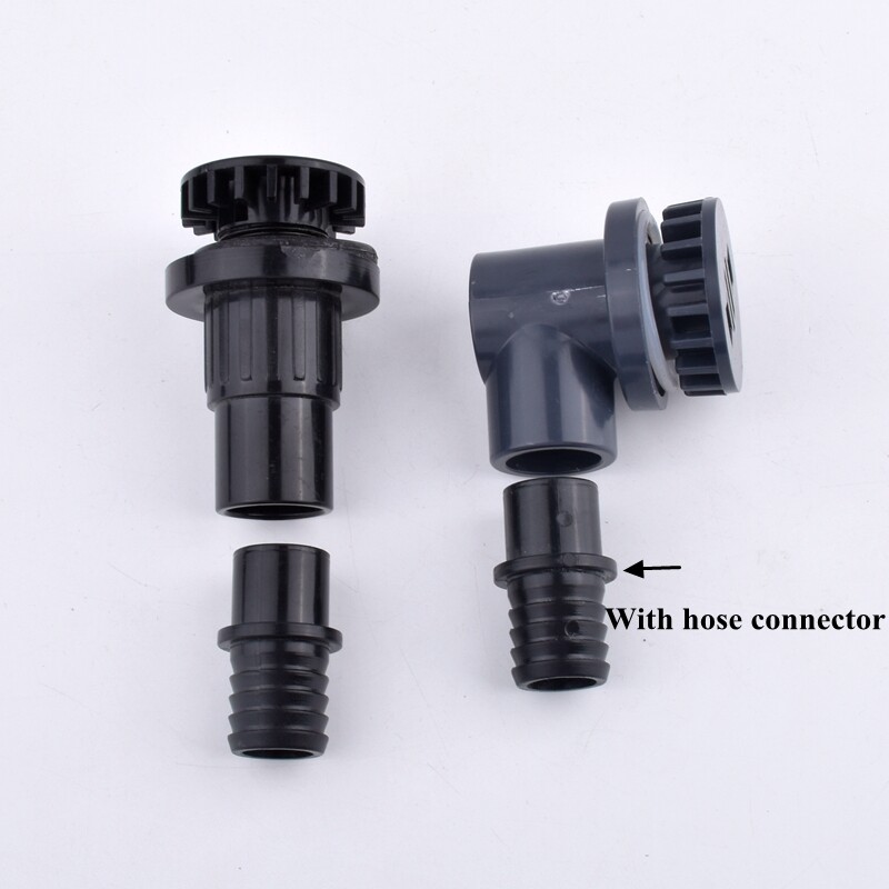 1 kom 20 mm PVC konektori za cijevi za akvarijske ribice Stakleni spremnik za vodu Odvodno crijevo Priključci za navodnjavanje koljenaste cijevi