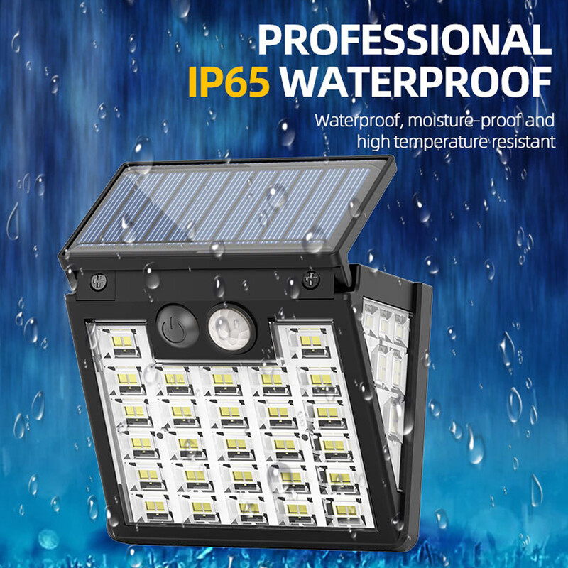 LED zidna svjetiljka sa senzorom pokreta Solarna svjetiljka Vanjska vrtna svjetiljka 3 načina osvjetljenja Solarna svjetiljka za ogradu Vodootporna solarna svjetiljka za dvorište