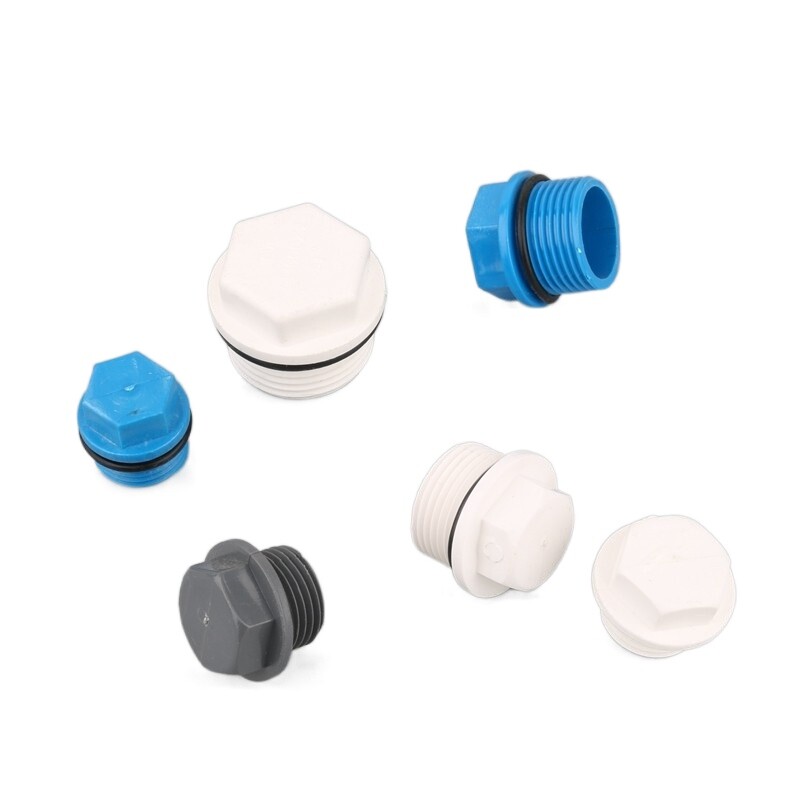 10 komada 1/2 3/4 1 inča Završna kapica s navojem 20/25/32 mm Čep za odvodnu cijev Priključak za završetak cijevi za vodu