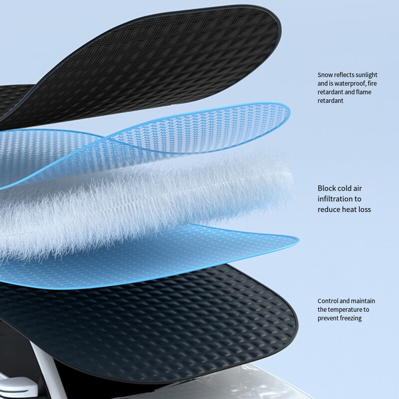 Zimski snježni pokrivač za prozore automobila Veliki magnetni snježni pokrivač za vjetrobransko staklo automobila Antifriz Pokrivači za snijeg od vjetrobrana Stakleni vizir za sunce