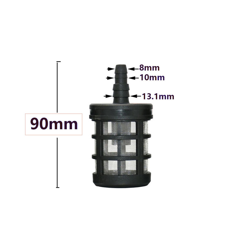 8/10/12/13mm voolik toru filter Venturi filtrid pihusti pumba filtreerimine tagasilöögiklapp Võrk kurn võrk autopesula aia kastmine