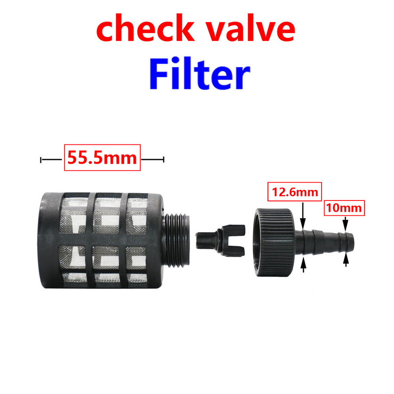 8/10/12/13mm voolik toru filter Venturi filtrid pihusti pumba filtreerimine tagasilöögiklapp Võrk kurn võrk autopesula aia kastmine