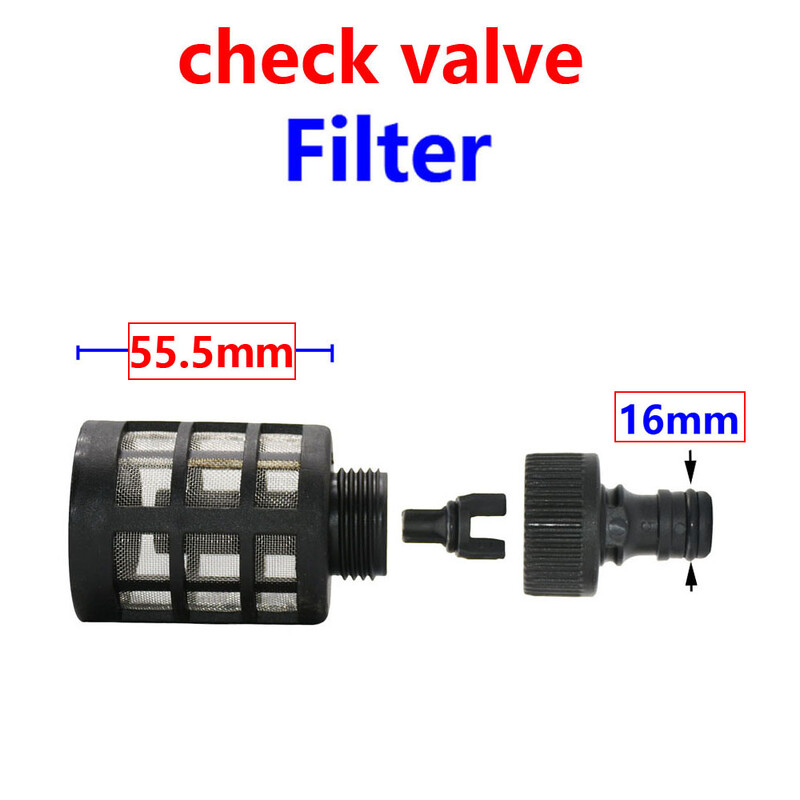8/10/12/13mm voolik toru filter Venturi filtrid pihusti pumba filtreerimine tagasilöögiklapp Võrk kurn võrk autopesula aia kastmine
