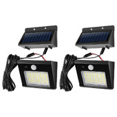32LED/48LED kültéri kerti spotlámpa 1200mAh fali lámpa IP65 vízálló napelemes fali lámpák hosszú élettartam a veranda belső udvarához