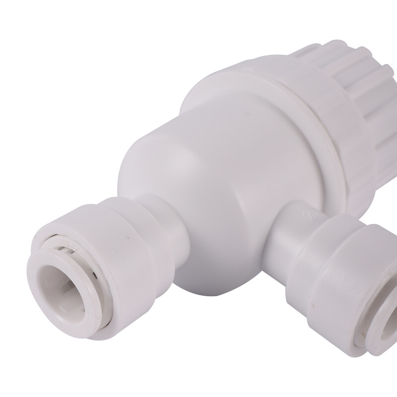 1/4-tolline 3/8-tolline otsevajutusega liugurlukk Aiaveefilter Veepuhasti eesmine roostevabast terasest võrkfilter Aiavoolikufilter