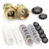 10 tk 1/2" 3/4" O-rõngas silikoonkummist seibid Aia kastmistarvikud Asendusvooliku ühendus tihendusadapteri pistik
