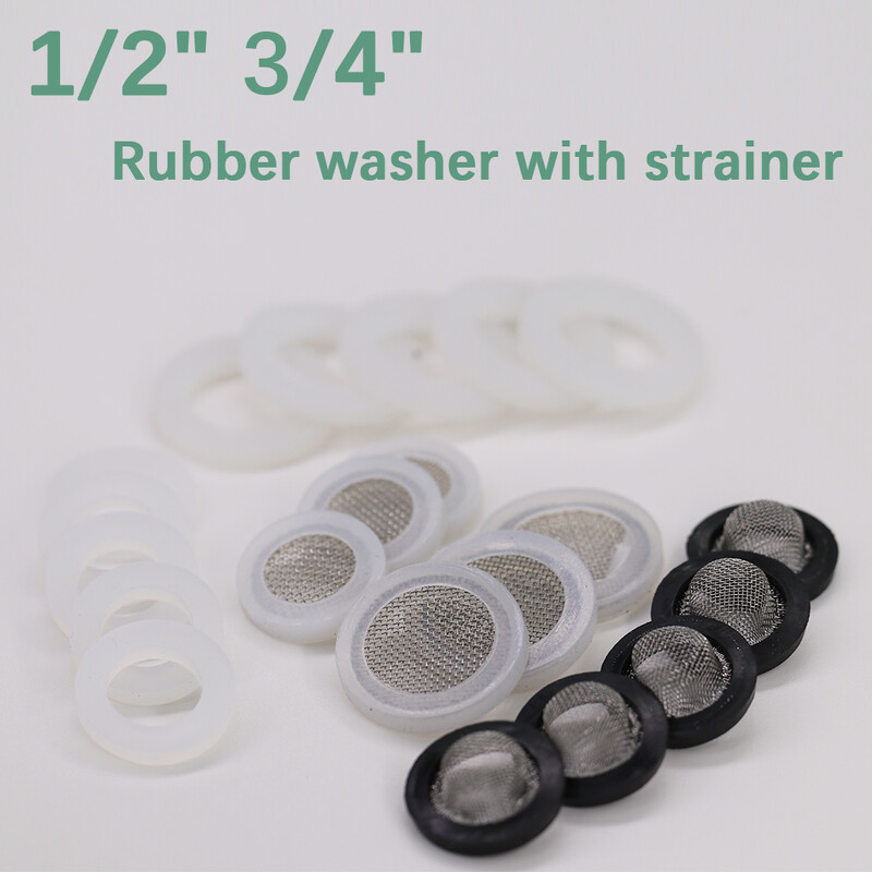 10 tk 1/2" 3/4" O-rõngas silikoonkummist seibid Aia kastmistarvikud Asendusvooliku ühendus tihendusadapteri pistik