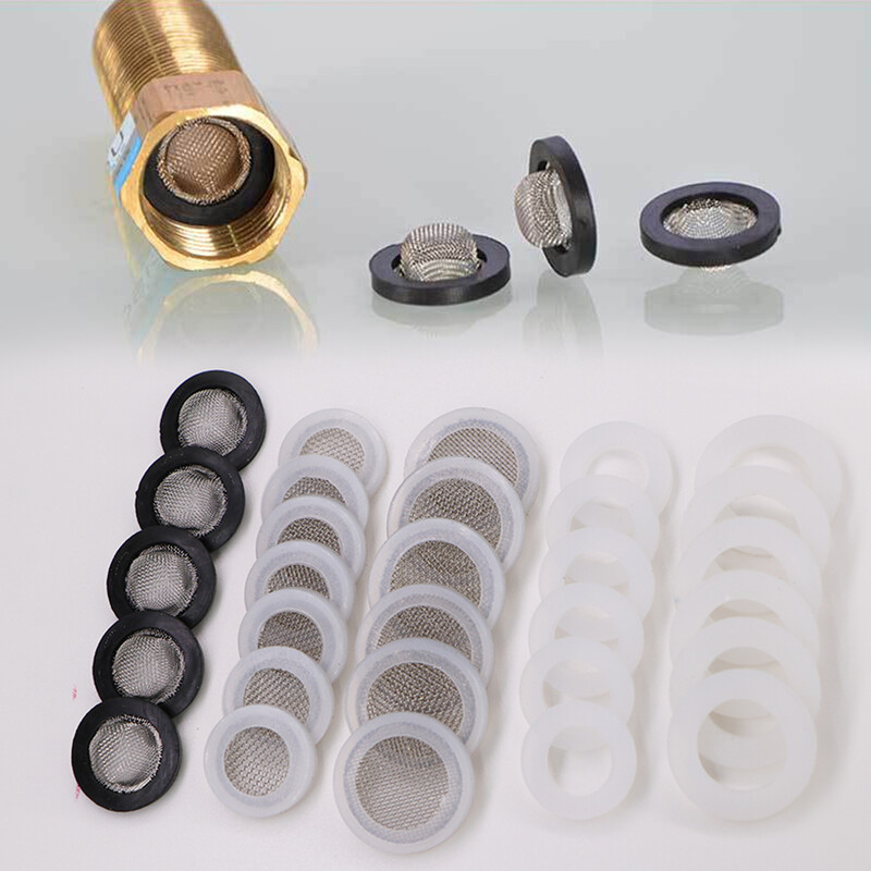 10 tk 1/2" 3/4" O-rõngas silikoonkummist seibid Aia kastmistarvikud Asendusvooliku ühendus tihendusadapteri pistik