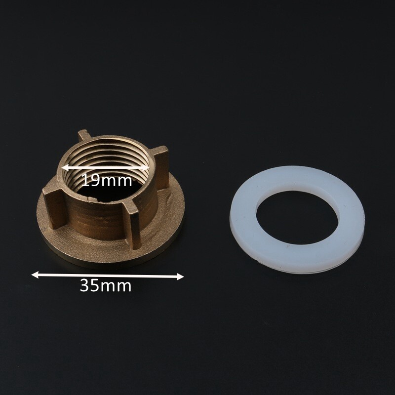 Plastikust 1/2 3/4" 1-tollised keermemutrid aia kastmispistiku jaoks akvaariumi paagi liitmikud 1 tk