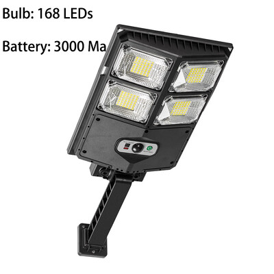 20000 Lumen napelemes lámpák kültéri IP65 vízálló LED utcai fali lámpa PIR mozgásérzékelővel napfény a Garden Yard Street számára