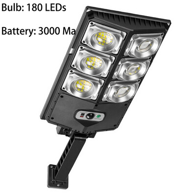20000 Lumen napelemes lámpák kültéri IP65 vízálló LED utcai fali lámpa PIR mozgásérzékelővel napfény a Garden Yard Street számára