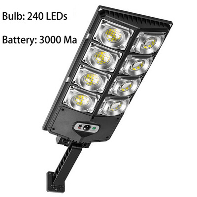 20000 Lumen napelemes lámpák kültéri IP65 vízálló LED utcai fali lámpa PIR mozgásérzékelővel napfény a Garden Yard Street számára