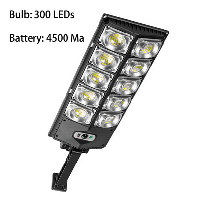 20000 Lumen napelemes lámpák kültéri IP65 vízálló LED utcai fali lámpa PIR mozgásérzékelővel napfény a Garden Yard Street számára