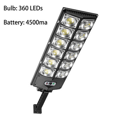 20000 Lumen napelemes lámpák kültéri IP65 vízálló LED utcai fali lámpa PIR mozgásérzékelővel napfény a Garden Yard Street számára