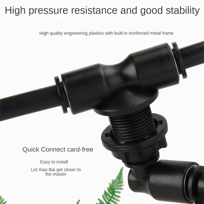 MIUS Reptiles 360 stupnjeva Rotatin Fogger Mist Sprinkler Mlaznica za terarij Podesiva staklenika Navodnjavanje Sustav za hlađenje kućnih ljubimaca