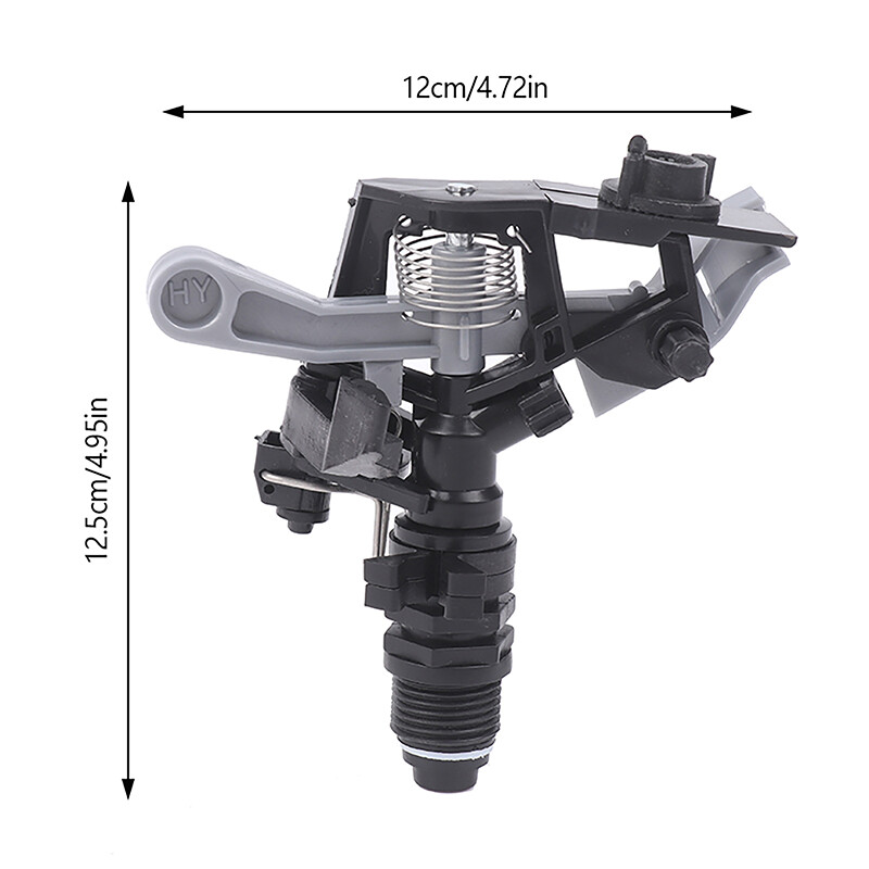 1/2" podesivi raspršivač s klackalicom Mlaznica za navodnjavanje u vrtu, poljoprivreda, navodnjavanje travnjaka, zalijevanje, rotirajući mlaz za 360 stupnjeva