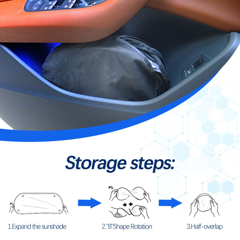 Sjenilo za vjetrobransko staklo za Hyundai Santa Cruz Suncobran Štitnik za vizir za sunce Sklopivi blokovi UV zrake Čuvaju vaš automobil hladnijim