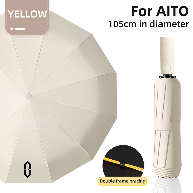 Visokokvalitetni auto kišobran automatski sklopivi, UV zaštita s logotipom, Za AITO SERES M9 M5 M7 2022 2023 2024 auto pribor