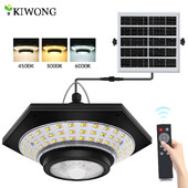 Solar Shed Light Napelemes függőlámpa beltéri kültéri 228/180 LED 1000LM 5 üzemmód távirányítóval a pajta pavilon garázsához
