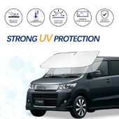 Ηλιοπροστασία παρμπρίζ για Suzuki Wagon R+ Mh44s Ma61s Sunshade Sun Shade Protector Πτυσσόμενα μπλοκ Ακτίνες UV Διατηρούν το αυτοκίνητό σας πιο δροσερό
