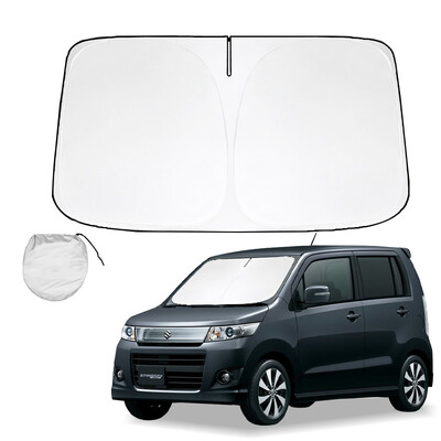 Ηλιοπροστασία παρμπρίζ για Suzuki Wagon R+ Mh44s Ma61s Sunshade Sun Shade Protector Πτυσσόμενα μπλοκ Ακτίνες UV Διατηρούν το αυτοκίνητό σας πιο δροσερό