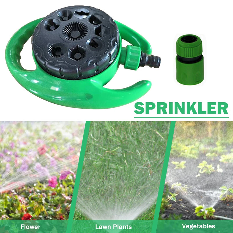 Automatska prskalica za zalijevanje vrta, raspršivač za vodu rotirajući za 360 stupnjeva, vrtna prskalica za navodnjavanje biljaka