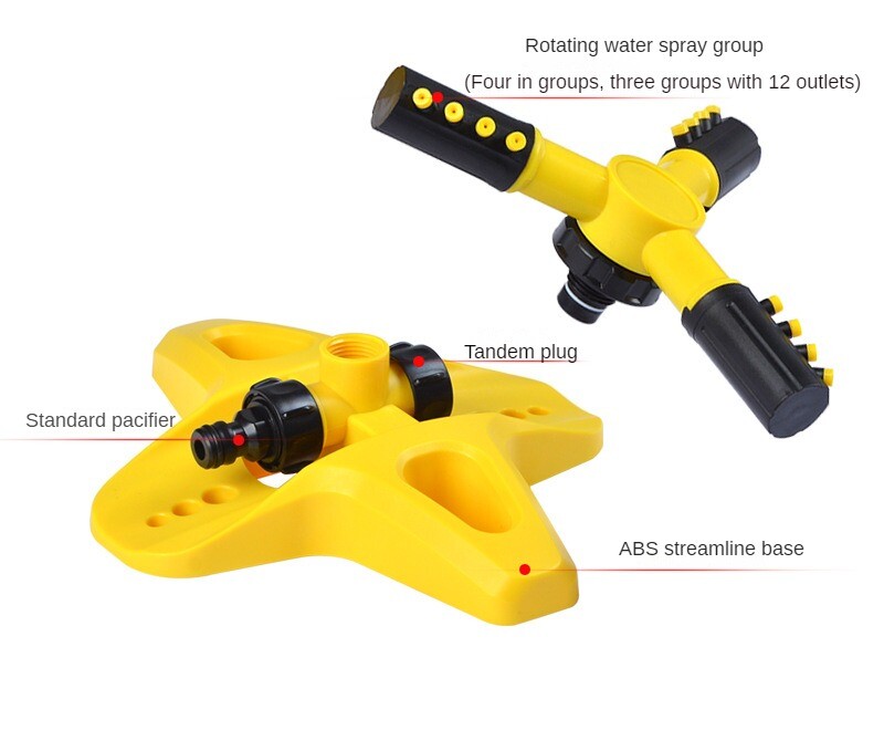 Vrtna prskalica Rotacija od 360° Sustav za navodnjavanje Automatski poljoprivredni travnjak Farma Staklenik Prskalica za zalijevanje biljaka