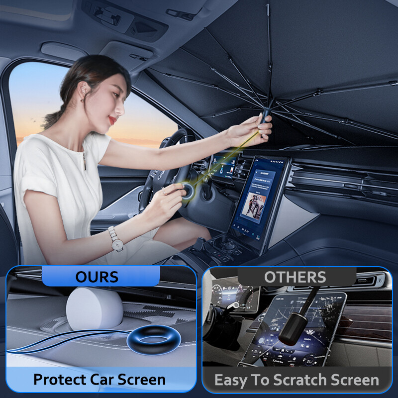 Suncobran za automobil Vjetrobransko staklo Kišobran Prednji sjenilo za suncobran Sklopivi ljetni zaštitnik Automobilsko sjedalo Toplinska izolacija Dodaci za automobil