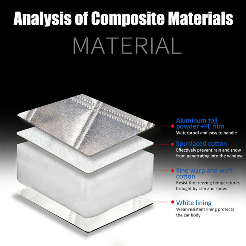 Magnetska navlaka za prednje vjetrobransko staklo automobila Navlaka za suncobran za automobil Zimska zaštita od leda i mraza Zaštitna sjenila za sunce Vodootporna navlaka za automobil