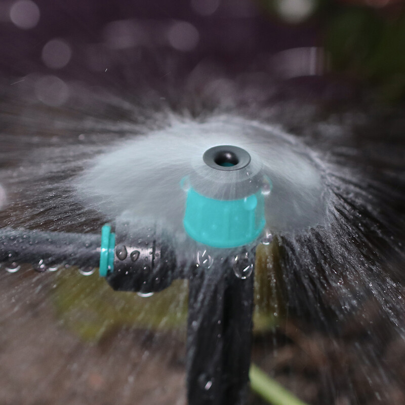 Vrt 0-80L 14CM mjehurić za navodnjavanje Prskalice Drip Emitter Mikro raspršivač Podesivi puni krug 1/4'' 4/6MM Brzi priključak