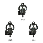 10db PC Flow-Control sprinklerek 35L 55L és 100L Advanced Mezőgazdasági Öntözés Gyümölcsösök Faiskolák Automatizált öntözés