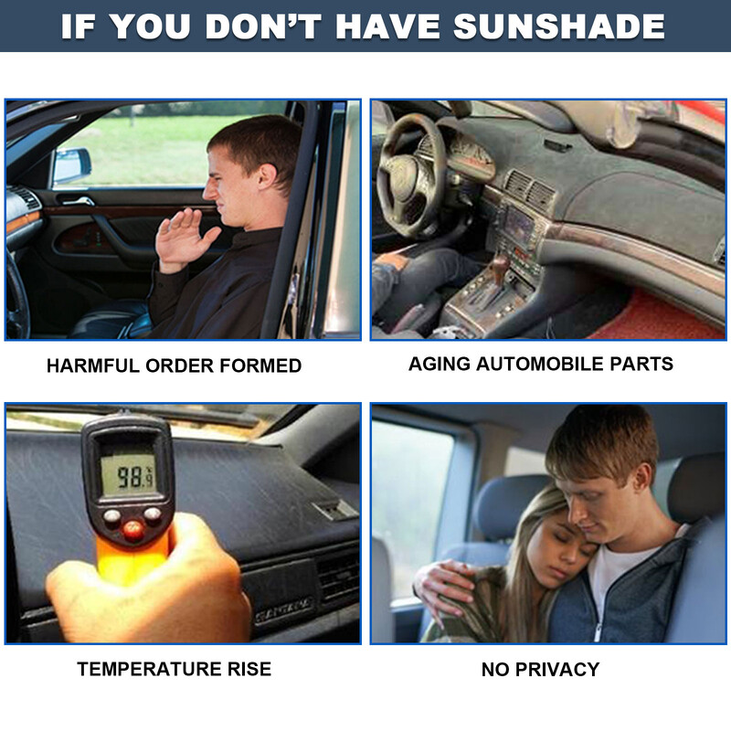 Za 2018-2024 Jeep Wrangler JL/JLU prednje vjetrobransko staklo, UV zaštita za zaštitu od sunca