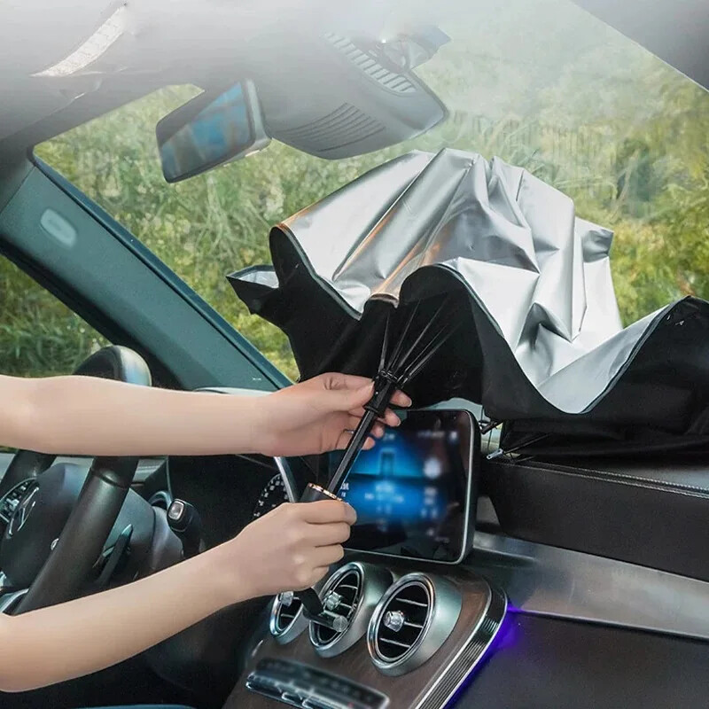 Suncobran za automobil Kišobran Zaštitnik za suncobran za automobil Suncobran Ljeto Suncobran Unutrašnja zaštita vjetrobranskog stakla Dodaci za automatsko sjenčanje