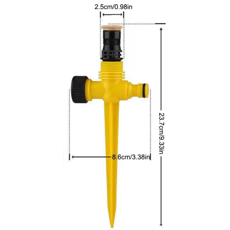 360° rotacija vrtne prskalice Sustav za navodnjavanje Automatski alat za prskanje za staklenike u poljoprivredi i travnjacima