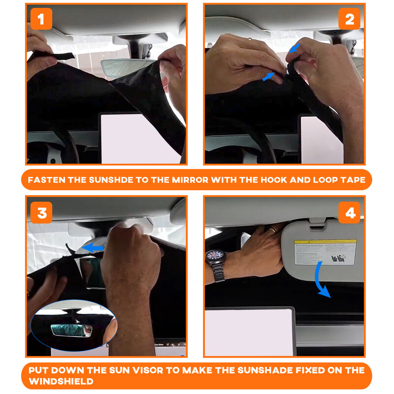 Prednji prozor automobila Suncobrani Poklopac Vjetrobransko staklo vozača Štitnik za zaštitu od sunca Suncobran Coche Krema za sunčanje Anti-UV za Toyotu RAV4