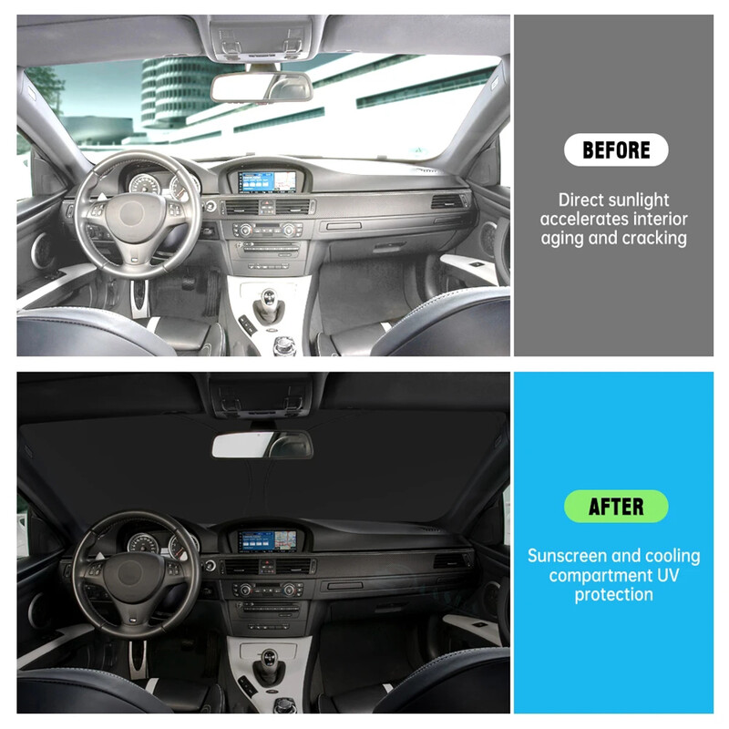 Vjetrobransko staklo automobila Suncobran UV reflektor Vizir Unutrašnja zaštita za Volkswagen T-Roc 2017 2018 2019 2020 2021 2022 2023 Dodatna oprema