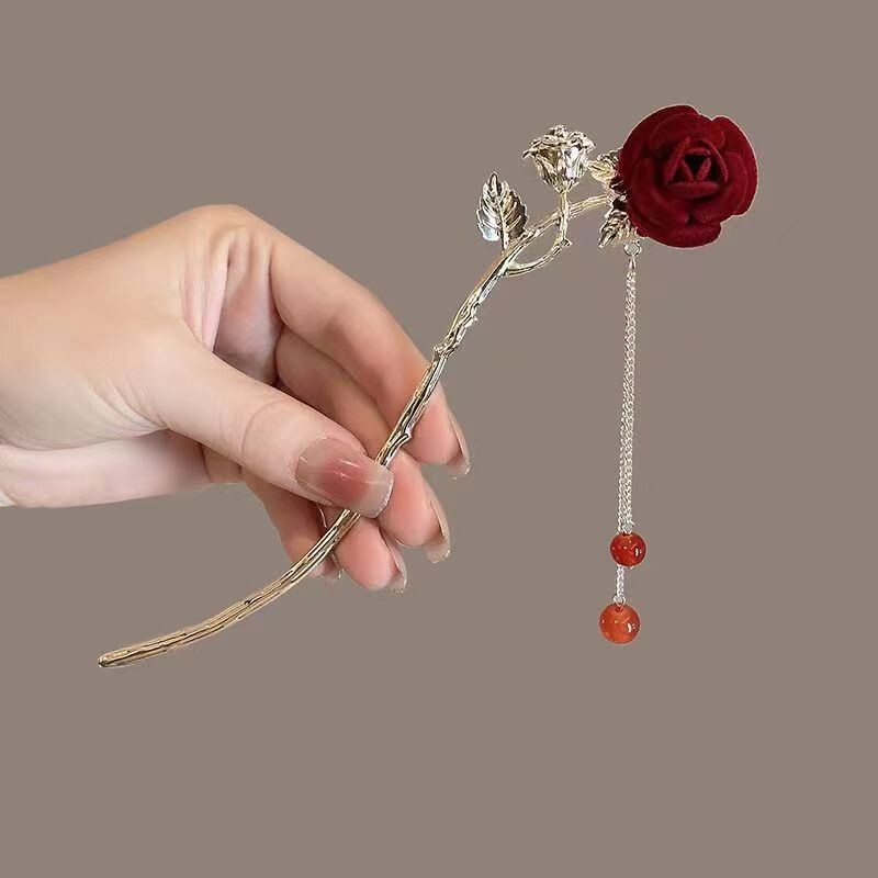 Vintage stiilis naiste juuksenõelad, uus hiina stiilis, 2024. aasta uued juuksenõelad, lihtsad, kaasaegsed, tipptasemel, kakuke, peakatted