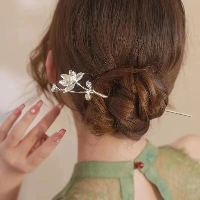 Vintage stiilis naiste juuksenõelad, uus hiina stiilis, 2024. aasta uued juuksenõelad, lihtsad, kaasaegsed, tipptasemel, kakuke, peakatted