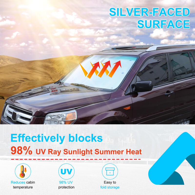 Suncobran za automobil, UV zaštita, poklopac za prednji prozor automobila za Honda Pilot 2003-2008 Dodaci za unutrašnjost automobila